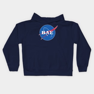 BAE - Nasa Parody Logo Design Kids Hoodie